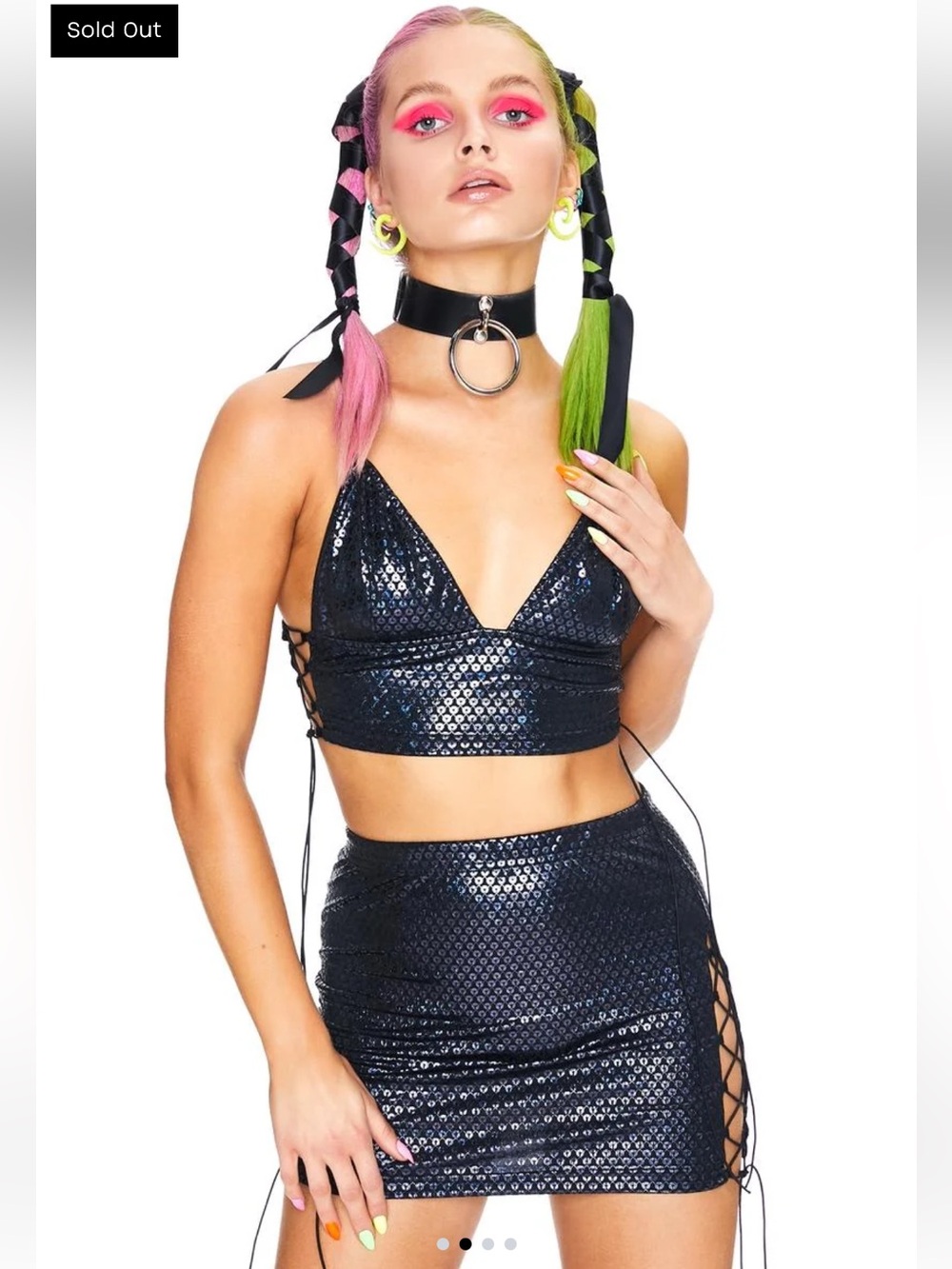Dolls kill skirt set